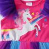 imageDXTON Girls Summer Dresses Tutu Short Sleeve Party Casual Outfits Tulle Dress 312 YearsRed
