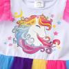 imageDXTON Girls Summer Dresses Tutu Short Sleeve Party Casual Outfits Tulle Dress 312 YearsWhite
