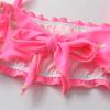 imageDXTON Girls Summer Swimsuit Beach Sport One Pieces Ruffled Tankini Cartoon Bathing Suit SwimwearPineapple Pink
