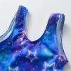 imageDXTON Girls Summer Swimsuit Beach Sport One Pieces Ruffled Tankini Cartoon Bathing Suit SwimwearSm030blue