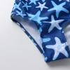 imageDXTON Girls Summer Swimsuit Beach Sport One Pieces Ruffled Tankini Cartoon Bathing Suit SwimwearStarfish Blue