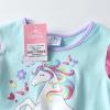 imageDXTON Girls Summer Tutu Dresses Short Sleeve Party Casual Outfits 312 YearsGreen