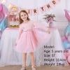 imageDXTON Girls Tutu Dresses Toddler Winter Long Sleeve Party Tulle Dresses for 212T4570pink