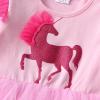 imageDXTON Girls Tutu Dresses Toddler Winter Long Sleeve Party Tulle Dresses for 212TAalh2113pink