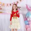imageDXTON Girls Tutu Dresses Toddler Winter Long Sleeve Party Tulle Dresses for 212TAlh2400red
