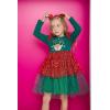imageDXTON Girls Tutu Dresses Toddler Winter Long Sleeve Party Tulle Dresses for 212TAlh4112green