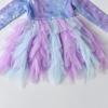 imageDXTON Girls Tutu Dresses Toddler Winter Long Sleeve Party Tulle Dresses for 212TLh4200purple