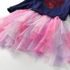 imageDXTON Girls Tutu Dresses Toddler Winter Long Sleeve Party Tulle Dresses for 212TLh4560navy