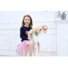 imageDXTON Girls Tutu Dresses Toddler Winter Long Sleeve Party Tulle Dresses for 212TLh4560navy