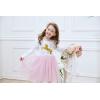 imageDXTON Girls Tutu Dresses Toddler Winter Long Sleeve Party Tulle Dresses for 212TLh4990white