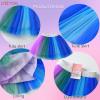imageDXTON Girls Tutu Skirt Rainbow Toddler Tulle Ballet Dance Skirt for 28 YearsSk264blue