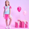 imageDXTON Girls Tutu Skirt Rainbow Toddler Tulle Ballet Dance Skirt for 28 YearsSk265 Rose Pink