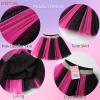 imageDXTON Girls Tutu Skirt Rainbow Toddler Tulle Ballet Dance Skirt for 28 YearsSk266black Pink
