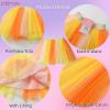 imageDXTON Girls Tutu Skirt Rainbow Toddler Tulle Ballet Dance Skirt for 28 YearsSk275yellow Orange