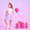 imageDXTON Girls Tutu Skirt Rainbow Toddler Tulle Ballet Dance Skirt for 28 YearsSk276pink Purple