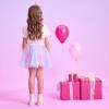 imageDXTON Girls Tutu Skirt Rainbow Toddler Tulle Ballet Dance Skirt for 28 YearsSk276pink Purple