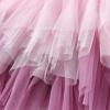 imageDXTON Kids Girls Tutu Dresses Toddler Rainbow Flower Tulle SkirtAdksk215pink