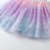 imageDXTON Kids Girls Tutu Dresses Toddler Rainbow Flower Tulle SkirtDksk267