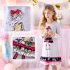 imageDXTON Little Girs Dress Children Kid Long Sleeve Flower Dresses 212Years LH3660GRAYDXGrey