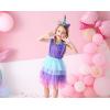 imageDXTON Toddler Girl Summer Short Sleeve Tutu Party Wedding Birthday DressesAash4595blue