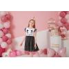 imageDXTON Toddler Girl Summer Short Sleeve Tutu Party Wedding Birthday DressesSh2107white