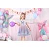 imageDXTON Toddler Girl Summer Short Sleeve Tutu Party Wedding Birthday DressesSh2108white