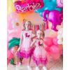 imageDXTON Toddler Girl Summer Short Sleeve Tutu Party Wedding Birthday DressesSh2113pink