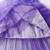 imageDXTON Toddler Girl Summer Short Sleeve Tutu Party Wedding Birthday DressesSh2115purple