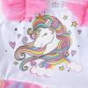 imageDXTON Toddler Girl Summer Short Sleeve Tutu Party Wedding Birthday DressesSh2213white