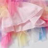 imageDXTON Toddler Girl Summer Short Sleeve Tutu Party Wedding Birthday DressesSh2213white