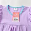 imageDXTON Toddler Girls Dresses Easter Rainbow Short Sleeve Cotton Casual Summer Birthday School SundressLilac Butterfly