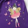 imageDXTON Toddler Girls Dresses Easter Rainbow Short Sleeve Cotton Casual Summer Birthday School SundressViolet Fairy