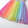 imageDXTON Toddler Girls Dresses Tutu Summer Short Sleeve Tulle Birthday Dress SH4202Multicoloured