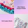 imageDXTON Toddler Girls Mermaid Outfit Cotton Top and Shorts Summer Clothing Set for 312 YearsPs5302 Mermaid