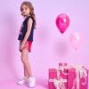 imageDXTON Toddler Girls Mermaid Outfit Cotton Top and Shorts Summer Clothing Set for 312 YearsPs5409navy