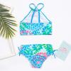 imageDXTON Toddler Girls Swimsuit Mermaid Tankini Set 2Piece Swimming Bathing Suit Beach Sport 310 YearsSm048daisy Blue