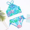 imageDXTON Toddler Girls Swimsuit Mermaid Tankini Set 2Piece Swimming Bathing Suit Beach Sport 310 YearsSm048daisy Blue