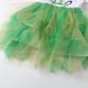 imageDXTON Toddler Girls Tutu Dresses Summer Short Sleeve Tulle Birthday Party Sundress for 38 YearsSh4113green