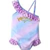 imageDXTON Girls One Piece Swimsuit Kids Mermaid Quick Dry Bathing Suits Swimwear for Beach Pool 310 YearsSm011pink