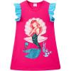 imageDXTON Toddler Girls Cotton Dress Casual Summer Short Sleeve Cute Cartoon Print Aline Sundress Home School 310 YearsSh8203pink