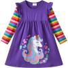 Purple Stripe Horse