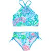 imageDXTON Toddler Girls Swimsuit Mermaid Tankini Set 2Piece Swimming Bathing Suit Beach Sport 310 YearsSm048daisy Blue