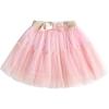 imageDXTON Toddler Girls Tutu Skirt Tulle Dress Up for Baby Girls Outfits SK112Pink