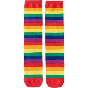 imageDXTON Girls Rainbow Knee High Socks Kids Crazy Cotton Long Socks 312 years Novelty Dancing Fun GiftAssorted Mermaid