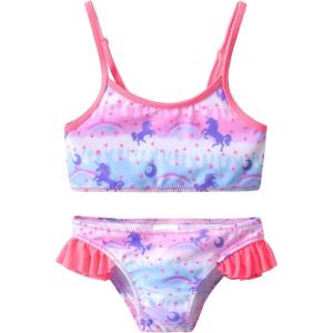 imageDXTON Toddler Girls Swimsuit Mermaid Tankini Set 2Piece Swimming Bathing Suit Beach Sport 310 YearsSm022
