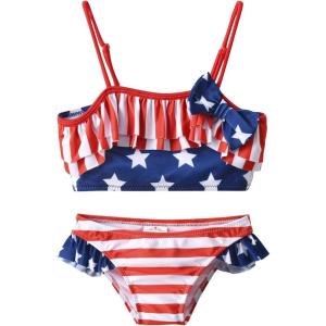 imageDXTON Toddler Girls Swimsuit Mermaid Tankini Set 2Piece Swimming Bathing Suit Beach Sport 310 YearsSm023