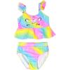 imageDXTON Toddler Girls Swimsuit Mermaid Tankini Set 2Piece Swimming Bathing Suit Beach Sport 310 YearsSm054rainbow