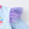 imageDXTON Toddler Girls Dress Long Sleeve Tutu Winter Birthday Party Dress for Little Girl 38TBlue
