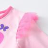 imageDXTON Toddler Girls Dress Long Sleeve Tutu Winter Birthday Party Dress for Little Girl 38TPink