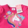 imageDXTON Toddler Girls Dress Long Sleeve Tutu Winter Birthday Party Dress for Little Girl 38TRose Pink